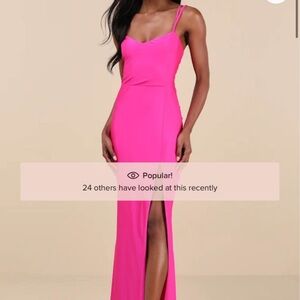 Elegant Pink Women's Dress